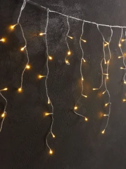 Lampki choinkowe ELDE sopel 240LED z wyłącznikiem czasowym
