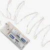 Lampki choinkowe LED DIOPSID D90cm 10 LED srebrny