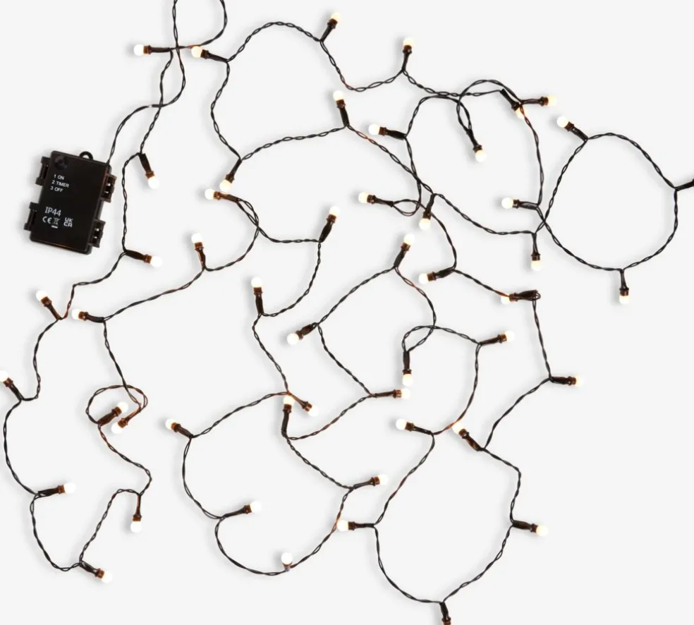 Lampki choinkowe LED KRANS D490cm 50 LED wyłącz. czas.