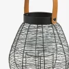 Latarnia HUBERTUS Ś22xW25cm czarny