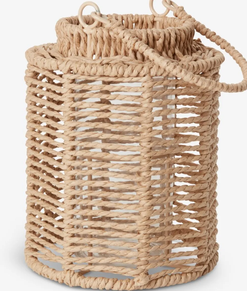Latarnia MANDRUP Ś15xW20cm naturalny