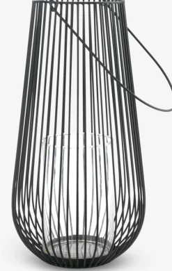 Latarnia MELIAS Ś24xW46cm czarny