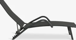 Leżak NORDSTRAND S59xD191 czarny