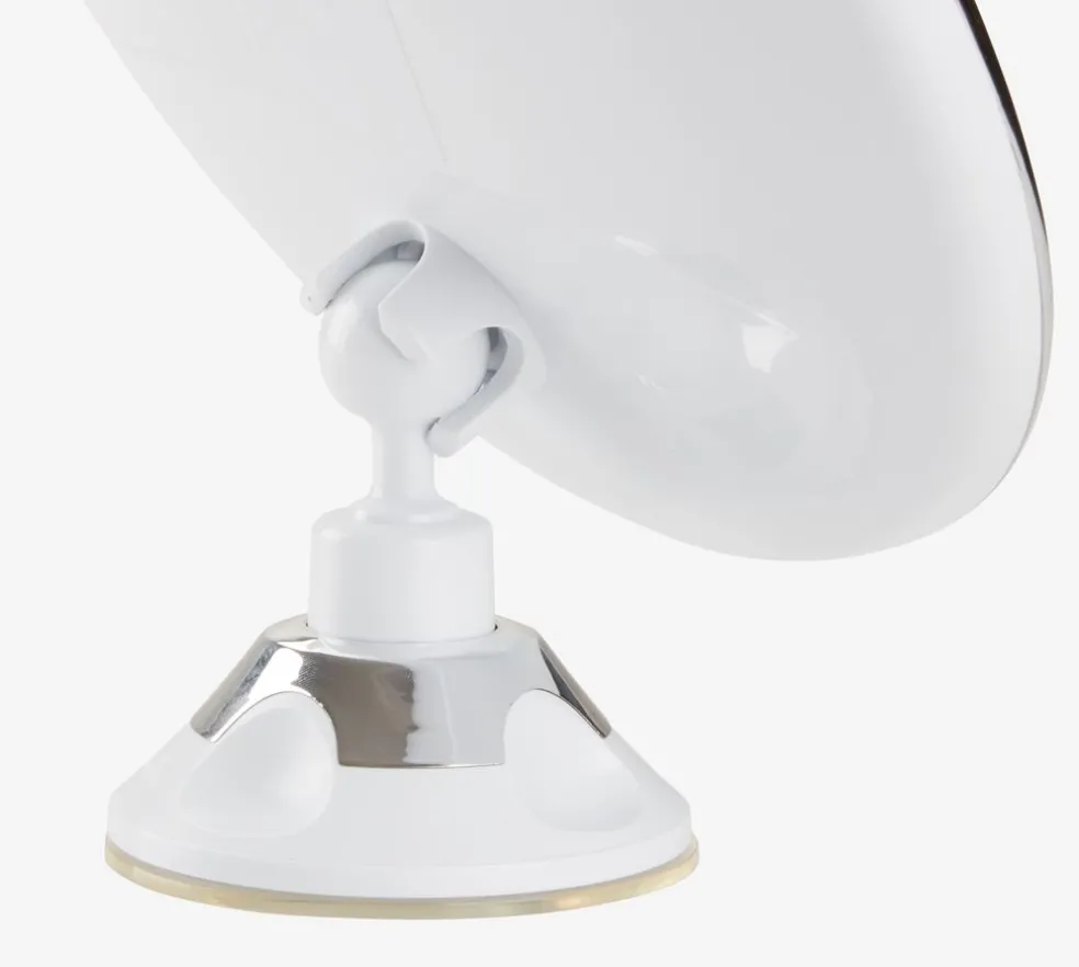 Lustro do makijażu VEDDIGE LED Ś20xW22cm biały