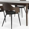 MARSTRAND D200/280 stół c-dąb + 4 HVIDOVRE ciemny dąb