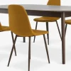 MARSTRAND D200/280 stół ciemny dąb + 4 JONSTRUP curry