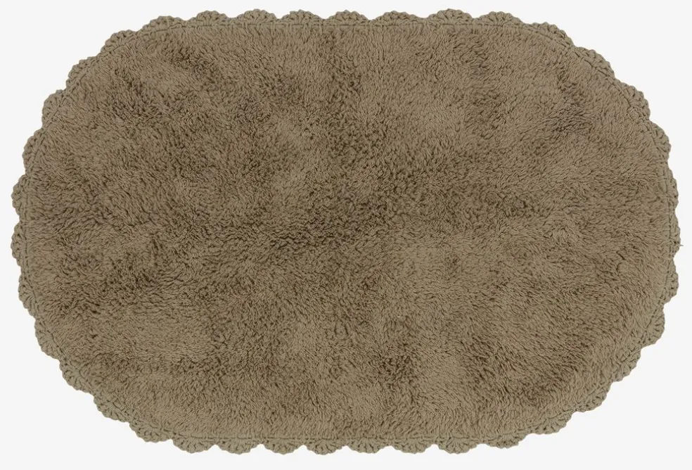 Mata łazienkowa SALTVIK 50x80cm khaki bawełna