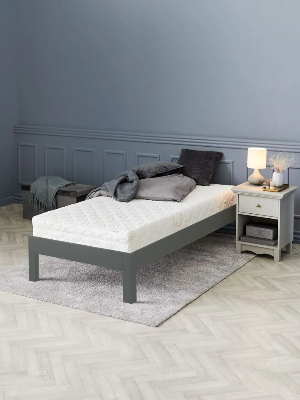 Materac piankowy 80x200 GOLD F35 szary DREAMZONE