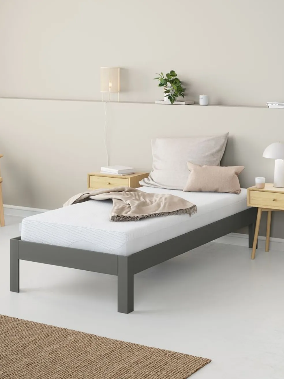 Materac 80x200cm GOLD F30 biały WELLPUR