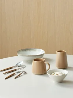 Miska VICTOR Ś20cm beżowy ceramika