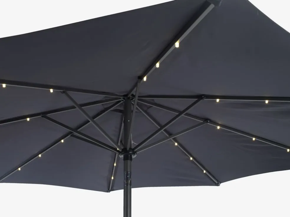 Parasol ASKIM Ś300 LED szary