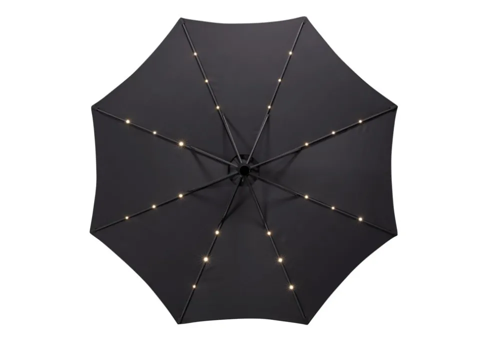 Parasol ASKIM Ś300 LED szary