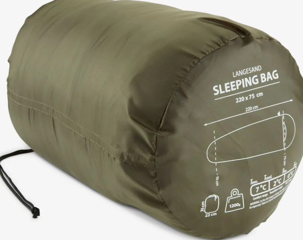 Śpiwór LANGESAND S75xD220 khaki