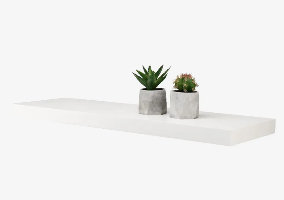Półka wisząca ABILD 80x24 biały