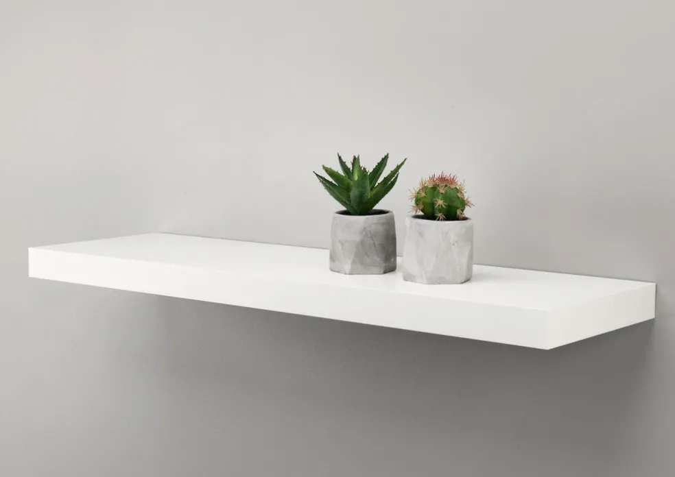 Półka wisząca ABILD 80x24 biały