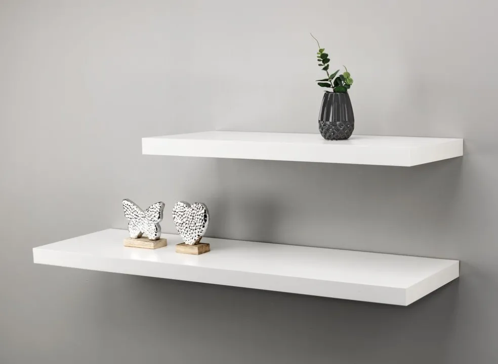 Półka wisząca ABILD 120x24 biały