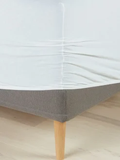 Prześcieradło dżersej JETTE 60x120x15cm biały