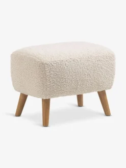 Pufa VILDSUND 52x41 naturalna biel