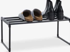 Regał na buty BORNHOLM 1 półka do ustawiania czarny