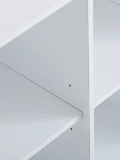 Regał SKALS 4 przegródki biały
