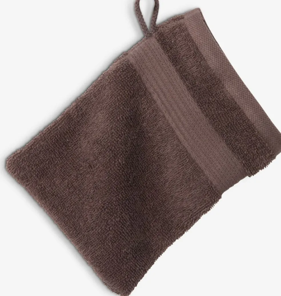 Rękawica do mycia KARLSTAD 15x20 ciemnobrązowy KRONBORG