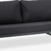 Sofa wypoczynkowa OSEN 3-miejs. szybkoschnący ciemnoszary