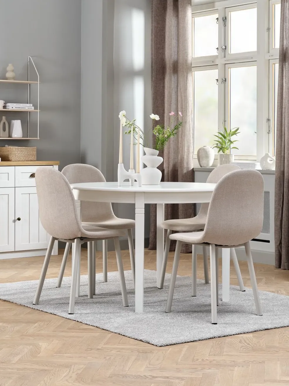 Stół KIRKEBY Ś110 biały