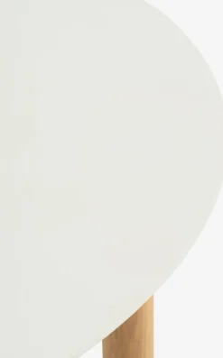 Stół MARSTRAND 100x200/280 biały/naturalny