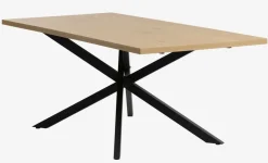 Stół NORTOFT 95x200 kolor dębu/czarny