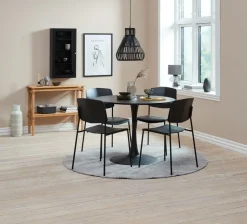Stół RINGSTED Ś100 czarny jesion okleina