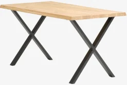 Stół ROSKILDE/ROSLEV 80x140 naturalny dąb/czarny