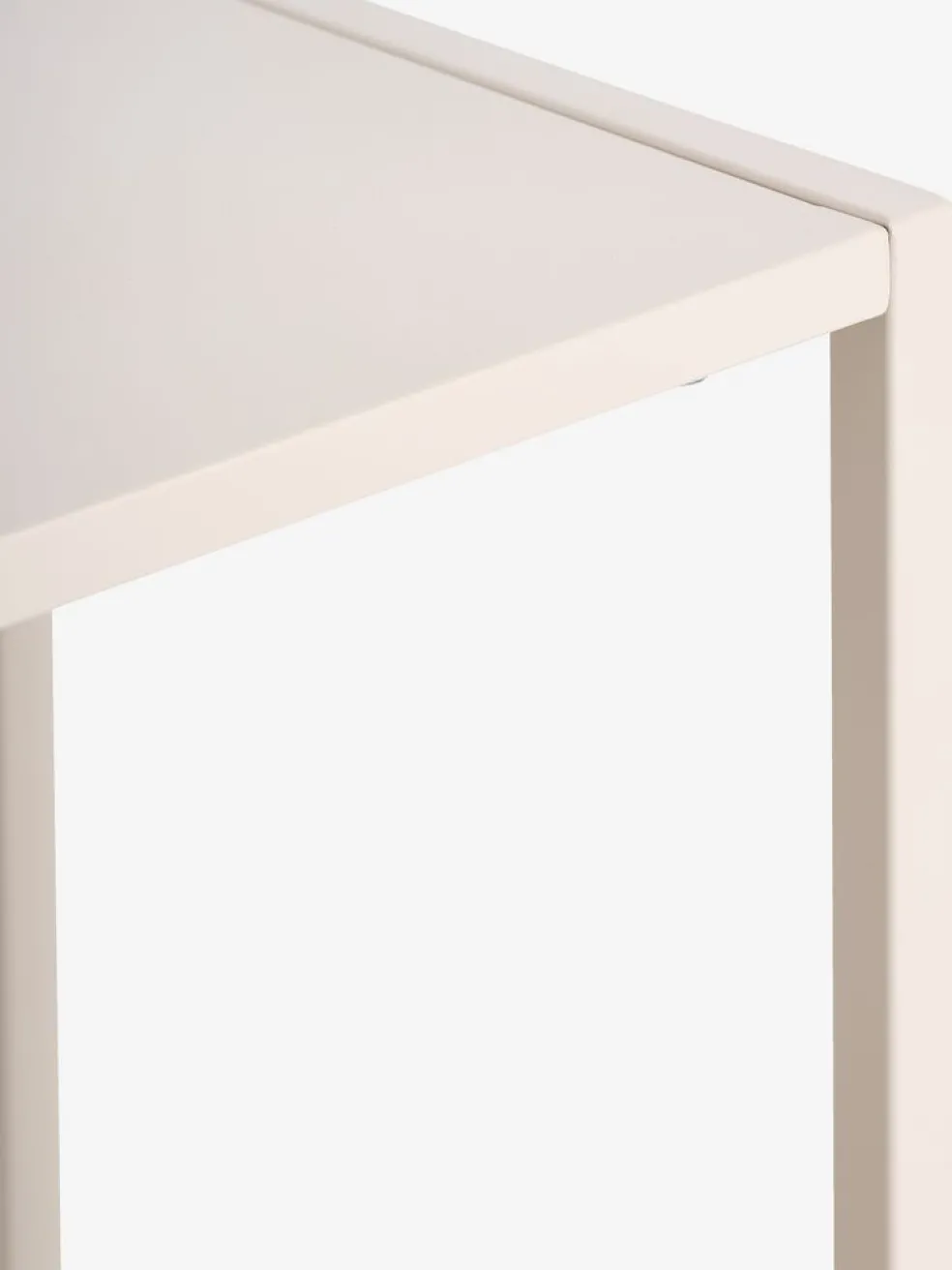 Stół-konsola VIRUM 26x80 z półką beżowy