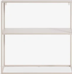 Stół-konsola VIRUM 26x80 z półką beżowy