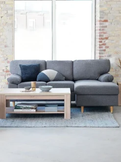 Stolik kawowy HASLUND 60x120 dąb