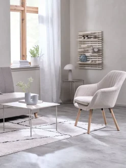 Stolik kawowy KILDEDAL 60x60 kolor marmuru