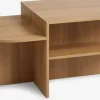Stolik kawowy LISBJERG 60x107 w/półka naturalny kolor dębu