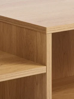 Stolik kawowy LISBJERG 60x107 w/półka naturalny kolor dębu
