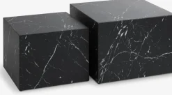Stolik kawowy TINGSTED 45x45/55x55 kolor marmuru 2 szt.