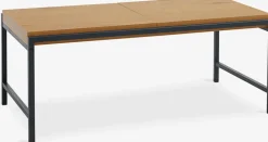 Stolik kawowy TRAPPEDAL 50x100 dąb/czarny