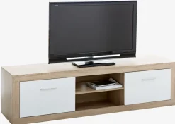 Stolik TV FAVRBO dąb/biały