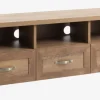 Stolik TV JUNGEN 3 półki dąb dziki