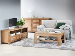 Stolik TV JUNGEN 3 półki dąb dziki