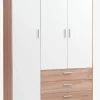 Szafa BIRKELSE 150x198 dąb/biały