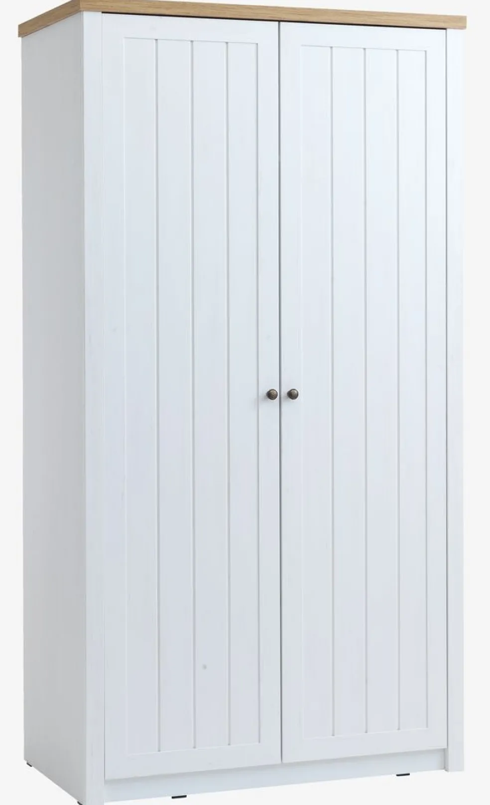 Szafa MARKSKEL 112x210 biały/dąb