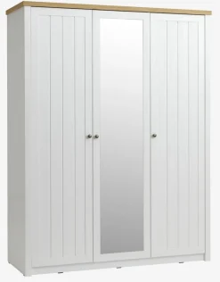 Szafa MARKSKEL 162x210 biały/dąb