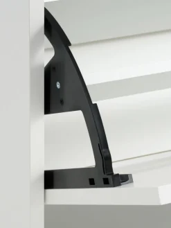 Szafka na buty BAKHUSE 2 półki biały