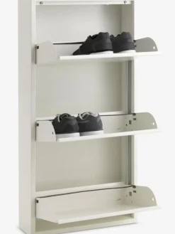 Szafka na buty HALLENSLEV 3 półki biały
