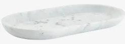 Taca BERGHEM S14xD25xW3cm przypomina marmur