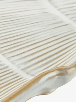 Taca dekoracyjna AUSTRE S25xD18xW2cm porcelana biały