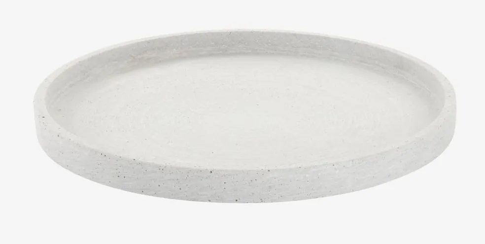 Taca dekoracyjna NISSE Ś25xW2cm szary